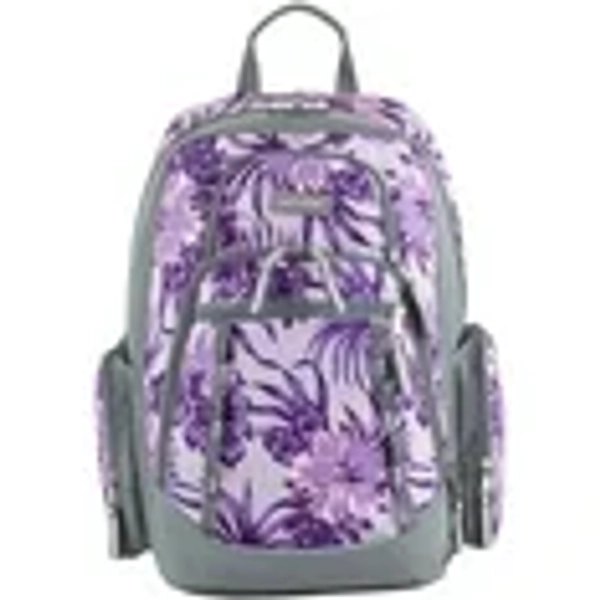 Eastsport Unisex Diamond Expandable Recycled Backpack, Hibiscus Edge