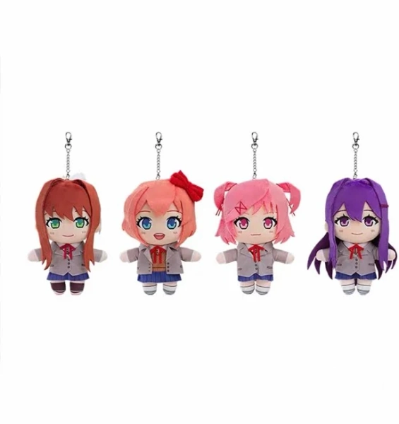 In Stock Genuine GSC Doki Doki Literature Club! Anime Peripherals Plush Doll Yuri Natsuki Cartoon