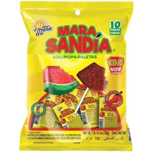 Dulces Mara King Size Sandia Candy Variety Pack -  10ct
