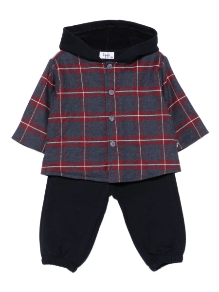 Il Gufo checked-hoodie trouser set  | 6