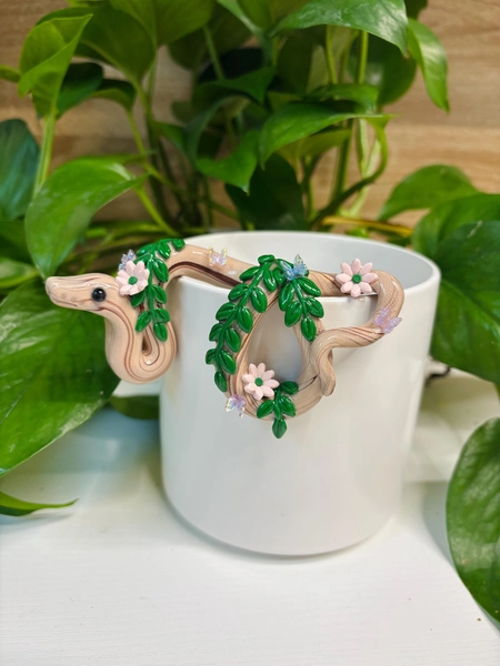 Mystical Snake Pot Perch - Plant Pot Decoration