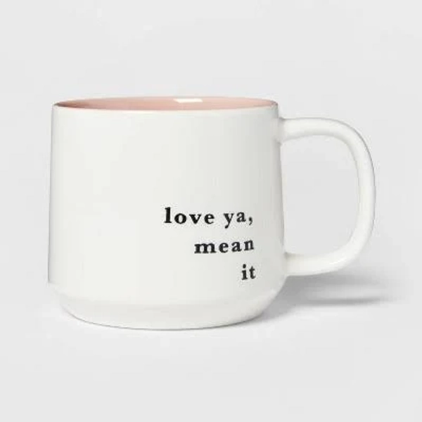 Threshold Love Ya Mean It Stoneware Splash Mug