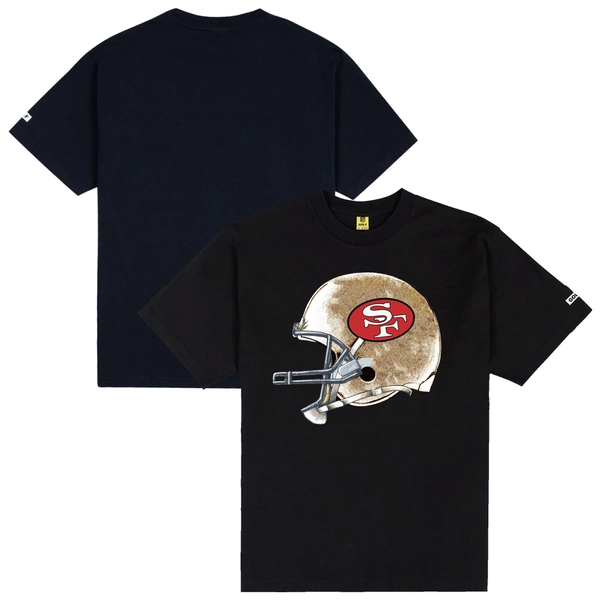 Men's San Francisco 49ers GOLF WANG Black Helmet T-Shirt