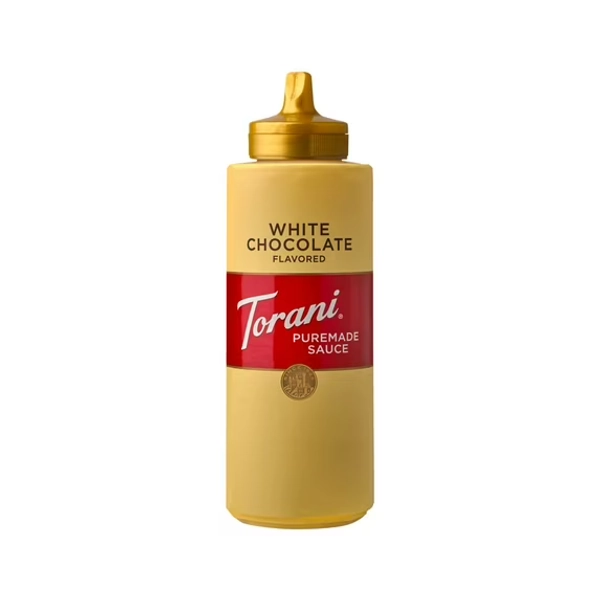Torani Puremade White Chocolate Sauce, 16.5 oz.