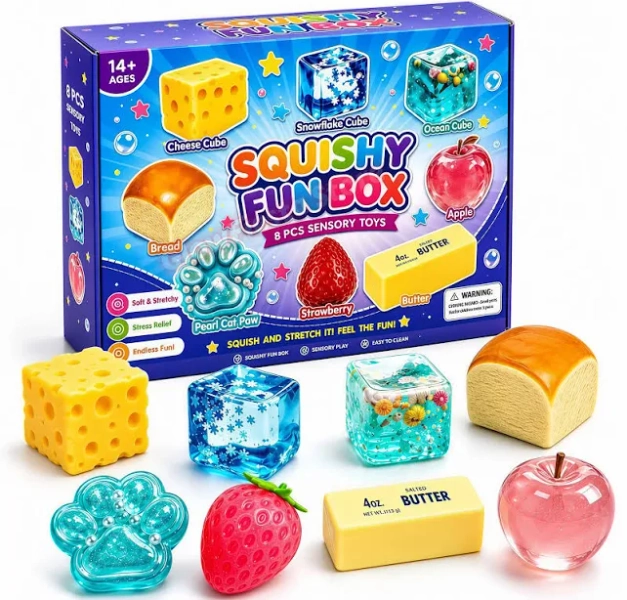 Maltose-Filled Squishy Toy Blind Box