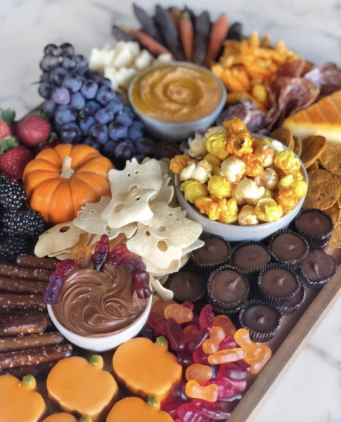 Trader Joe's Halloween Charcuterie Board | Ain't Too Proud To Meg