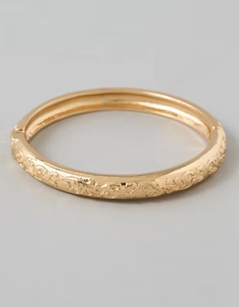 AEO Etched Bangle Bracelet