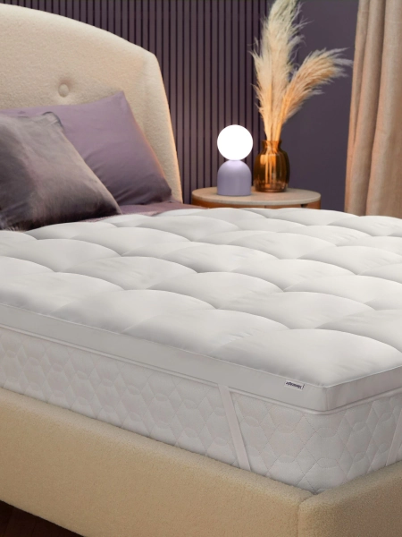 Silentnight White Luxury Deep Sleep Mattress Topper