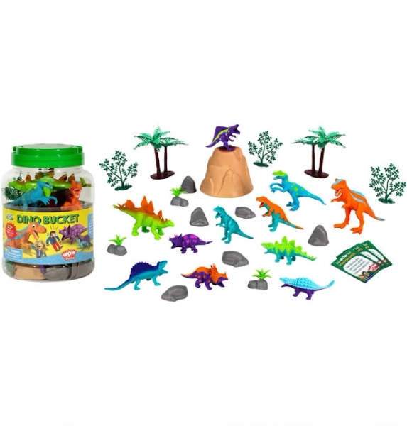 WOW in The World Dinosaurs Bucket