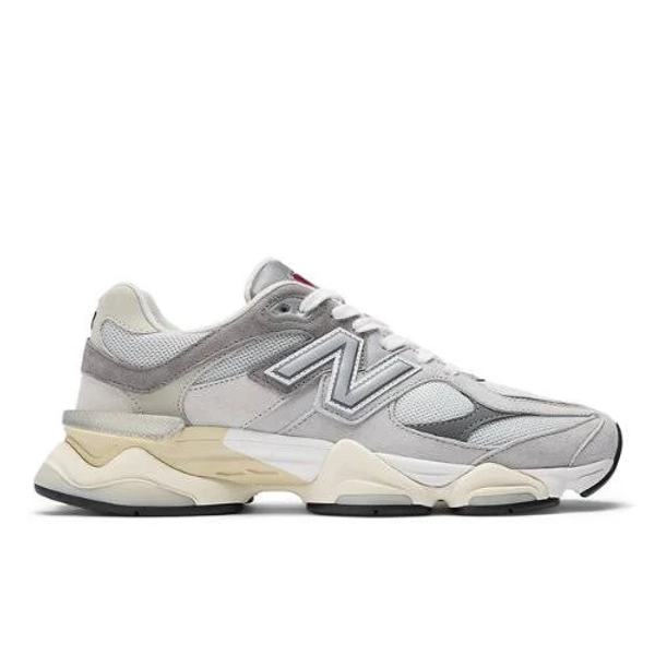 New Balance Unisex 9060 in Grey/White Suede/Mesh