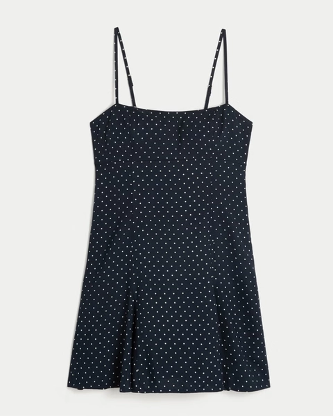 Dot Pattern Mini Dress