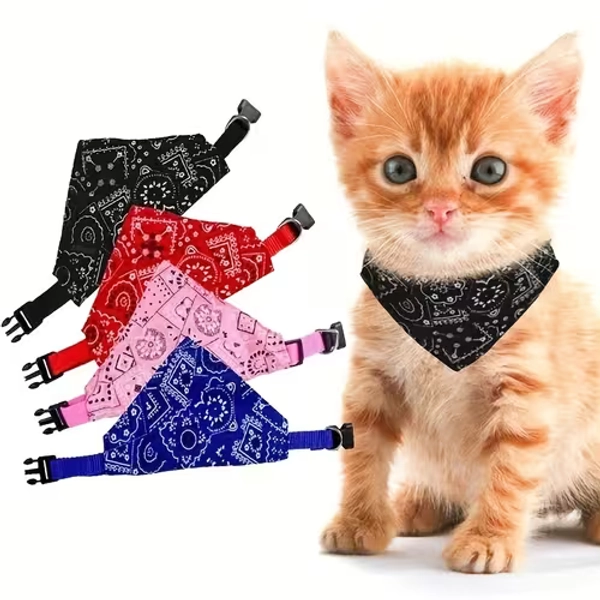 1pc   floral graphic dog bandanas adjustable   - Temu