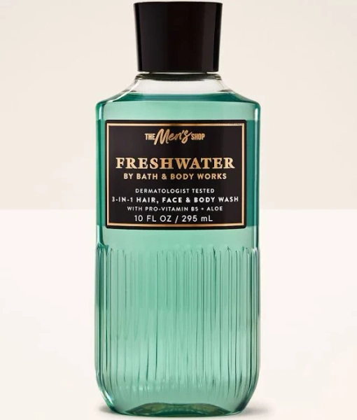 Bath & Body Works Freshwater 3-in-1 Hair, Face & Body Wash