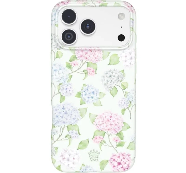 iPhone 17 Pro Max Hydrangea Floral Cute Phone Case | Velvet Caviar
