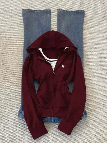 Noixe Women's Hooded Slim Fit Sweatshirt, Long Sleeve Hoodie