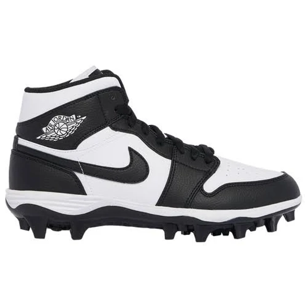 Jordan Mens 1 Alpha Menace - Football Shoes Black/Black/White Size 18.0