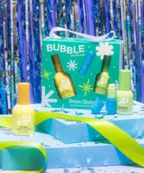 Bubble Skincare Snow Globe Morning Routine Set