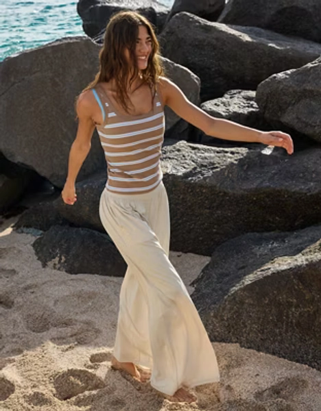 OFFLINE By Aerie The Hugger Go With The Flow Super Wide Leg Pant