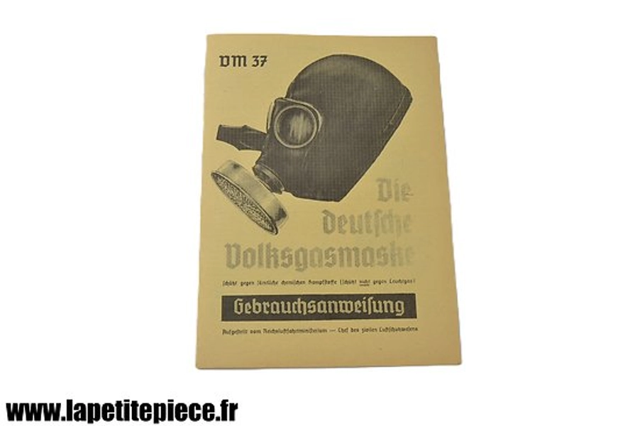 DM37 Volksgasmaske Manual