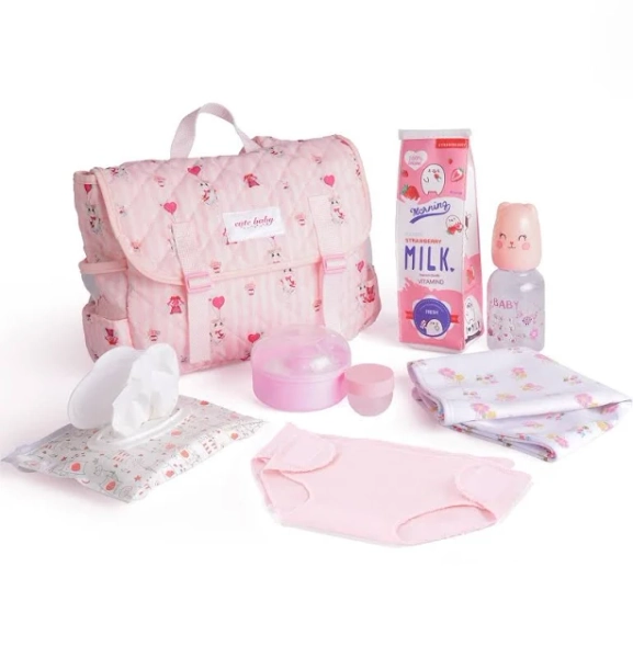 Babeside 9 Pcs Reborn Baby Doll Accessories Set For 17-22 Inch Reborn
