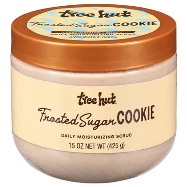 Tree Hut Moisturizing Scrub - Frosted Sugar Cookie - 15oz: Paraben-Free, Sulfate-Free, Vegan, Alcohol-Free