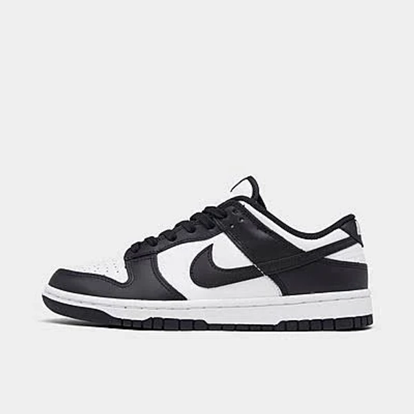 Nike Women's Dunk Low Retro Casual Shoes in Black/White | Size: 8.0