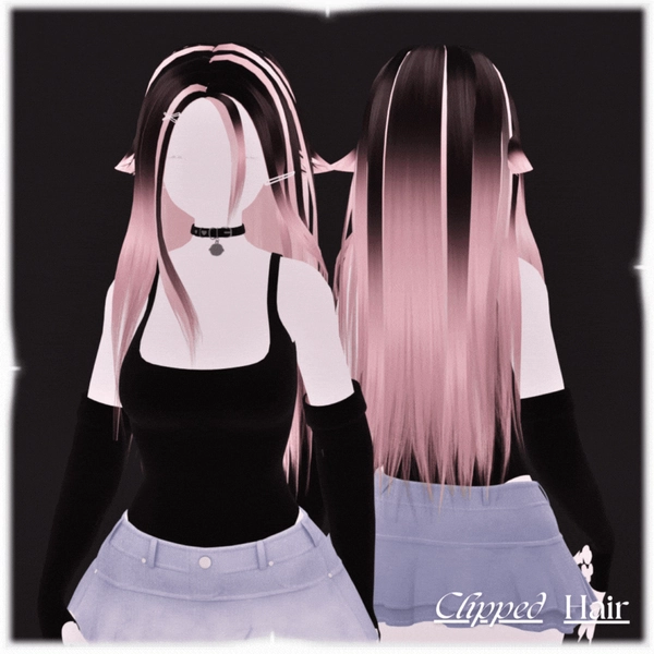 𝜗𝜚⋆₊˚ Clipped Longish Hair