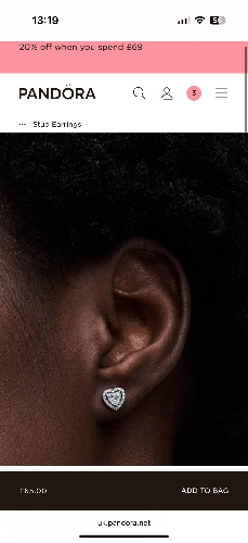 Elevated Heart Stud Earrings