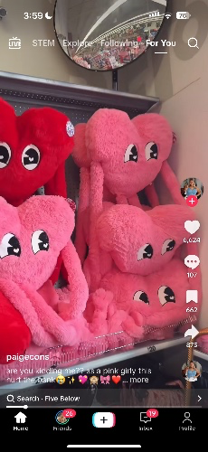 Valentine's Long Limb Heart Plush