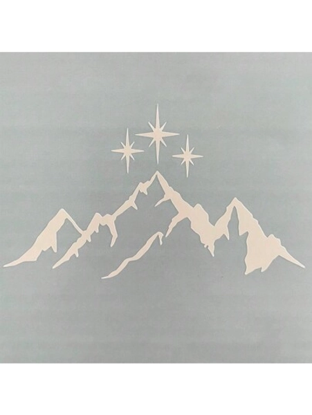 1 Pc City Of Starlight Car Decal, Cute Acotar Themed Sticker Featuring The Starry Skyline, Perfect For Car Window Laptop, Easy To Apply And Remove