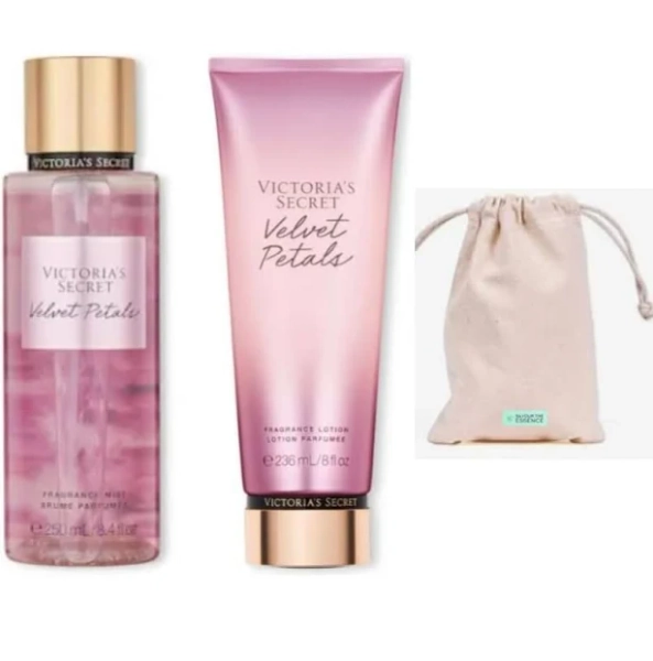 VS Velvet Petals Body Spray Gift Set for Women | Victoria Body Mist Set: Luxurious Women’s Body Sprays Gift Set - Perfect Girls Perfume, Potion and