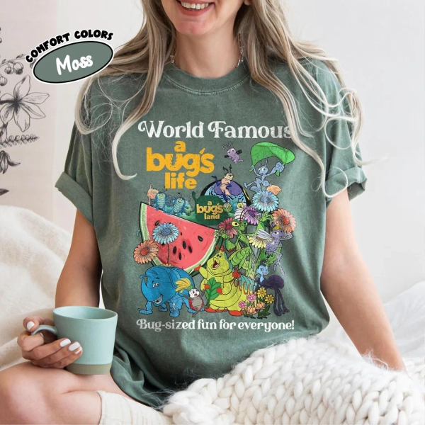 Vintage Disney A Bug's Life A Bug's Land Shirt, Disneyland Ride Shirt, Heimlich Flik Hopper Princess Atta Bug Shirt, Family Disney Trip Tee - Etsy