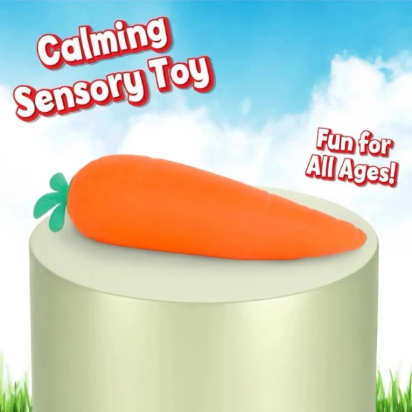 Sunny Days Squeezy Carrot Jumbo Squishy Toy
