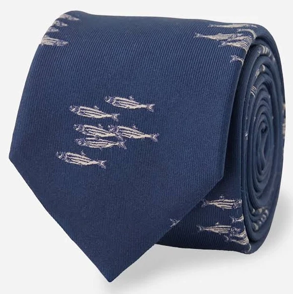 Modern Silk School of Fish Tie