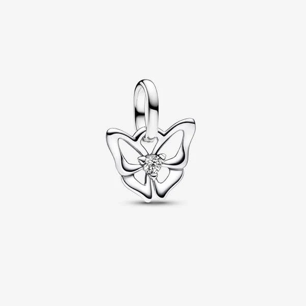 Pandora Sterling Silver Butterfly Mini Dangle Charm