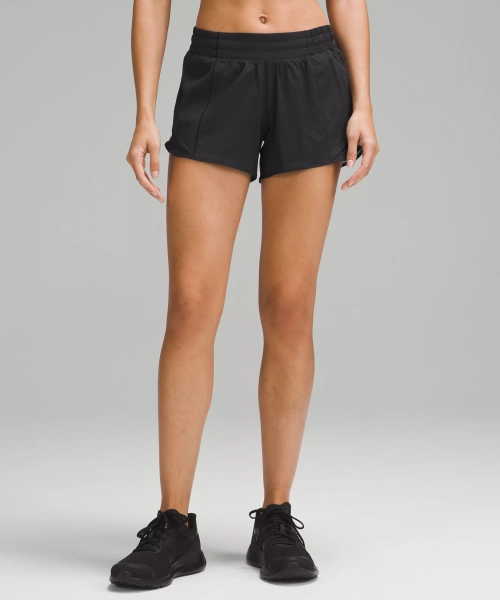 Hotty Hot Low-Rise Lined Short 4" - Black - 14