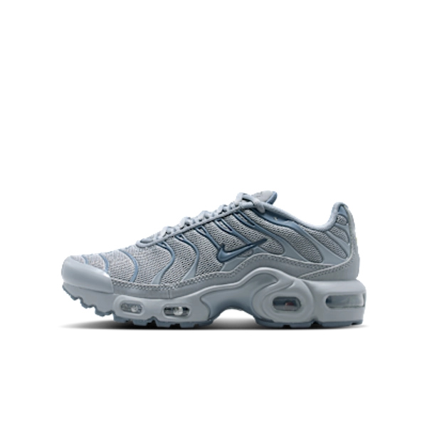 Nike Air Max Plus Big Kids' Shoes - Stealth/Monsoon Blue/Off Noir/Armory Blue - Size 3.5Y