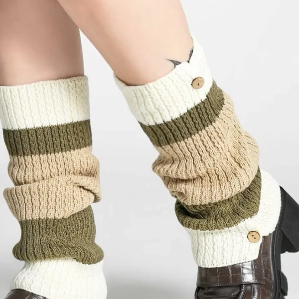 Jubilee Stripe Leg Warmers