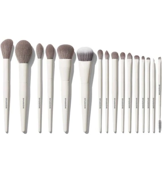 Morphe Ready Set Pro 16-Piece Face & Eye Brush Set