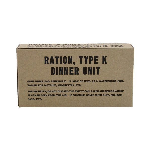 Ration K Dinner