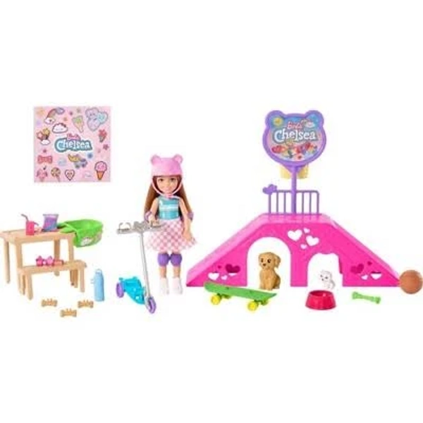 Barbie Chelsea Skatepark Doll & Playset
