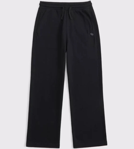 Abercrombie Kids Boys Essential Icon Baggy Open-Hem Sweatpants