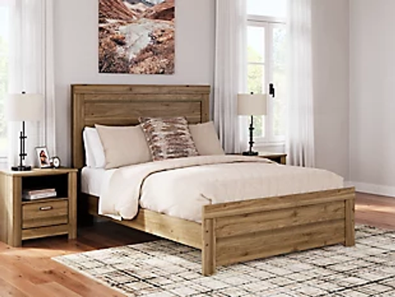 Zanbrook Queen Panel Bed