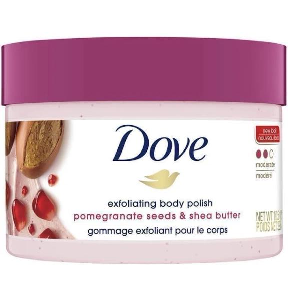 Dove Body Scrub Pomegranate & Shea Butter