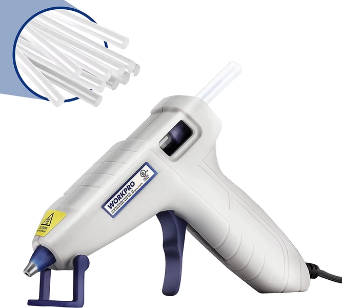 WORKPRO Mini Hot Glue Gun Kit, 20pcs Hot Glue Sticks Included - Walmart.com