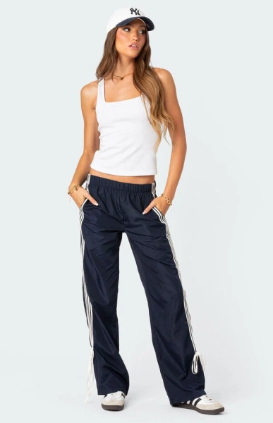 Remy Bow Ribbon Track Pants