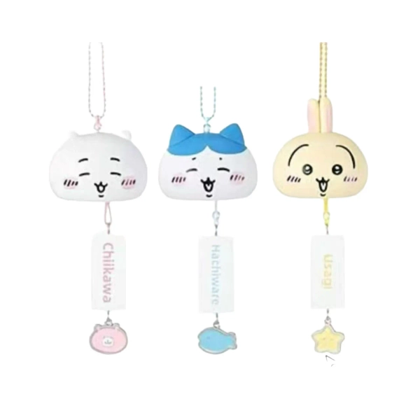 Chiikawa Wind Chime Pendant Cute Usagi Hachiware Ushachi Bell Ornament Kawaii Home & Car Hanging Accessory Collectible Gift - AliExpress 26