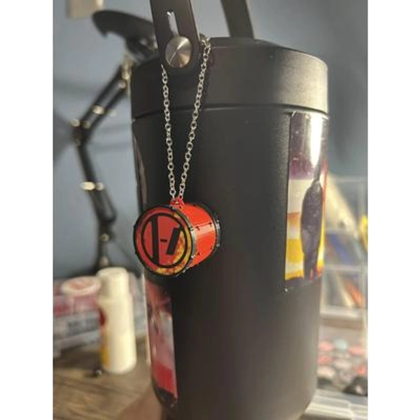 Twenty One Pilots Inspired Drum Keychain / Bottle Charm / Bag Tag