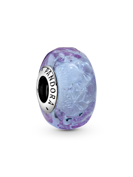 Charm Vetro di Murano Lavanda