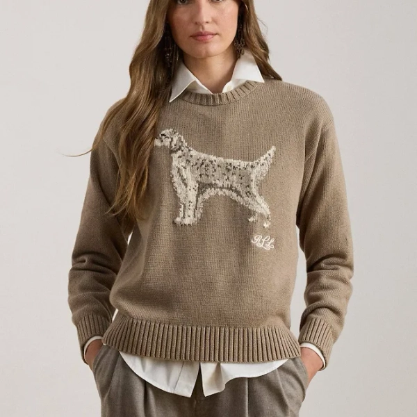 Ralph Lauren Women's Intarsia-Knit English Setter Sweater